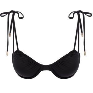 MONDAY SWIMWEAR Isla Mujeres Top MEDIUM black